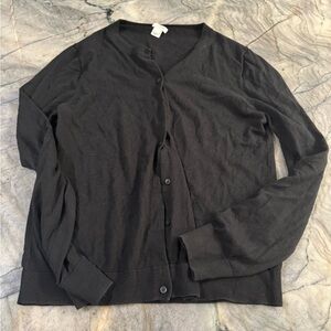 J. Crew | Black Button-Up Cardigan | Pre-Loved